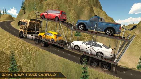 Offroad Army Car Transporter - World War Challenge स्क्रीनशॉट 11
