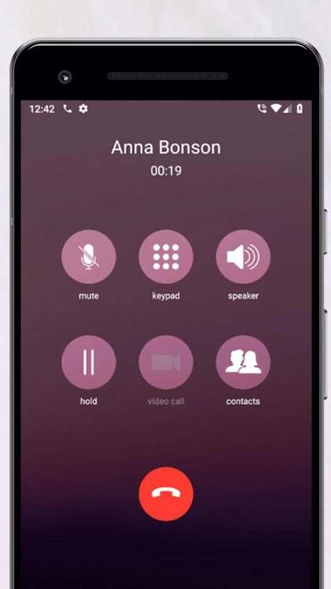 Dialer IOS12 style स्क्रीनशॉट 1