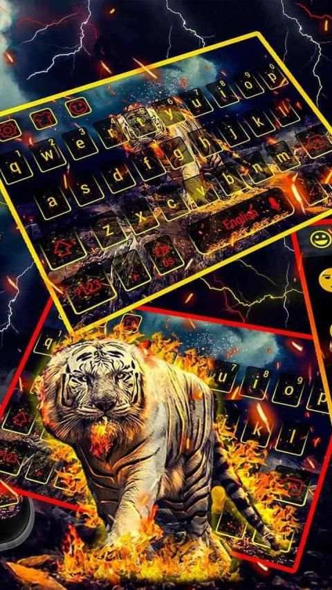 Keyboard fire tiger स्क्रीनशॉट 2