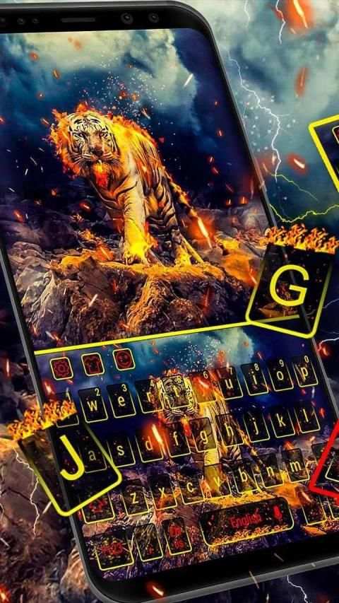 Keyboard fire tiger स्क्रीनशॉट 3