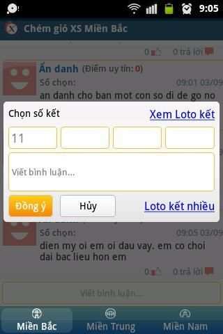 Xo so LIVE 2.0 screenshot 1