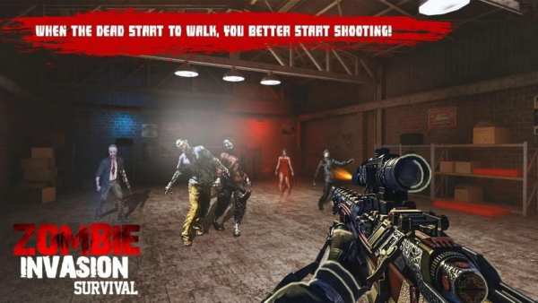 US Police Zombie Shooter Frontline Invasion FPS screenshot 1