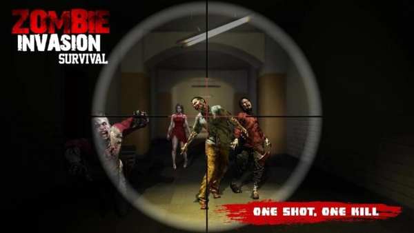 US Police Zombie Shooter Frontline Invasion FPS screenshot 3