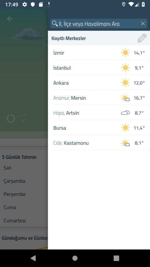Meteoroloji Hava Durumu screenshot 13