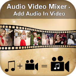 Audio Video Mixer - Add Audio In Video आइकन