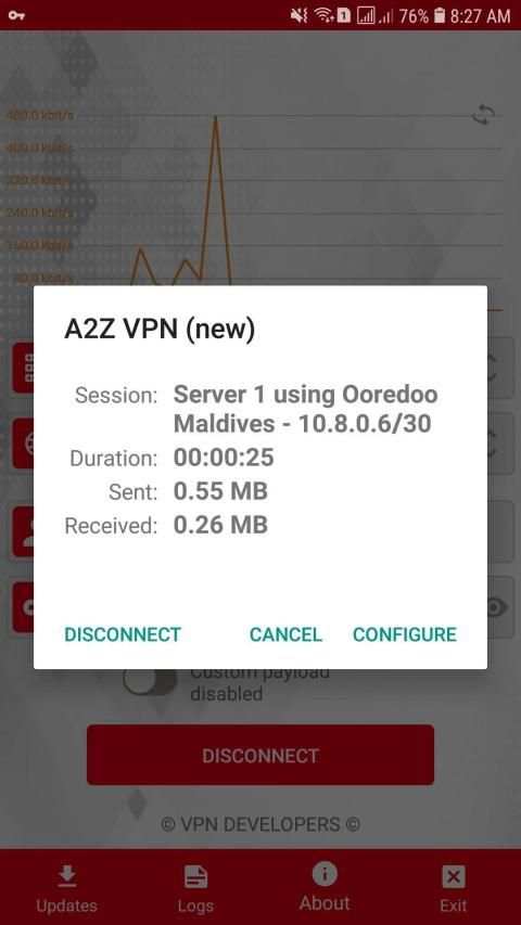 A2zvpn screenshot 3