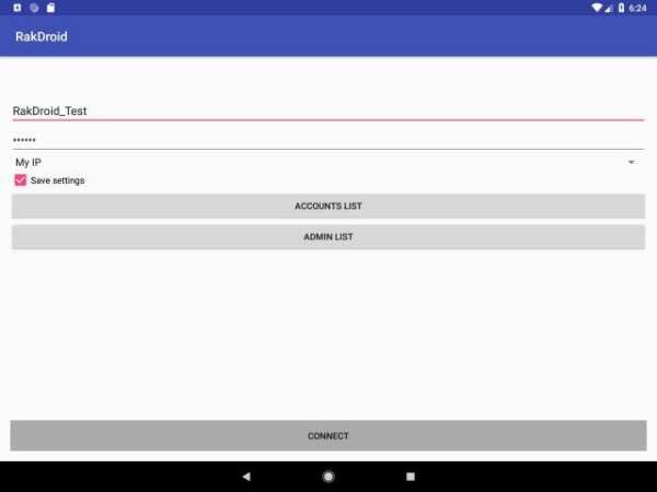 RakDroid screenshot 1
