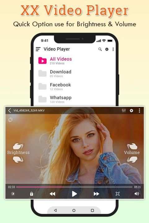 XX Video Player screenshot 1