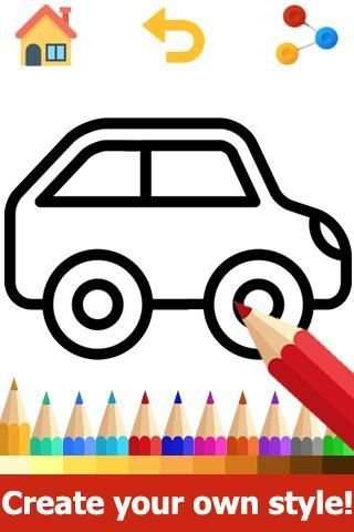 Car Coloring Pages - Car Colouring Games screenshot 4