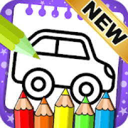 ikon Car Coloring Pages - Car Colouring Games