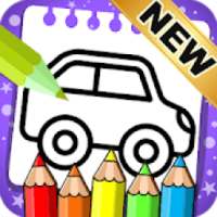 Car Coloring Pages - Car Colouring Games