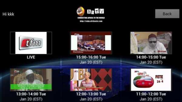 AfrikaSTV - ASTV स्क्रीनशॉट 2