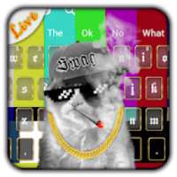 3D Swag Live Smoking Cat Keyboard Theme on 9Apps