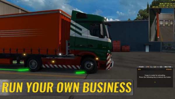 Europe Truck Simulator screenshot 1