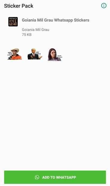 Goiania Mil Grau Stickers screenshot 1