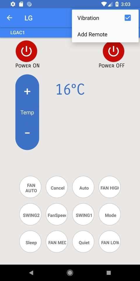 LG AC Remote Control App screenshot 1