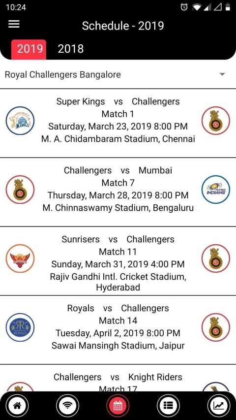 RCB IPL 2019 Live Score, Schedules, Point, Dream11 screenshot 7