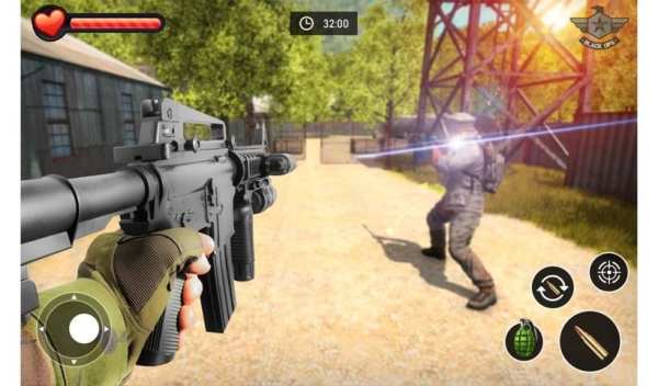 Free Fire -Cross Fire : Firing Squad battlegrounds screenshot 1