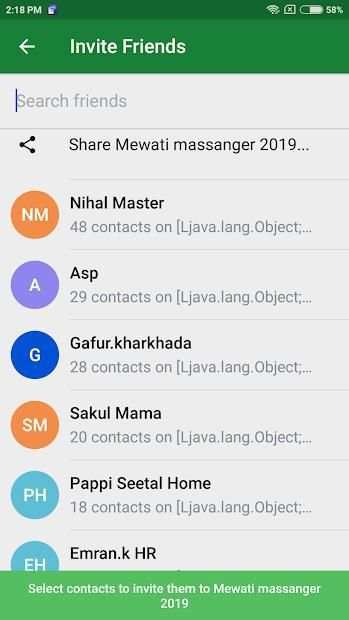 Mewati massanger 2019 screenshot 2