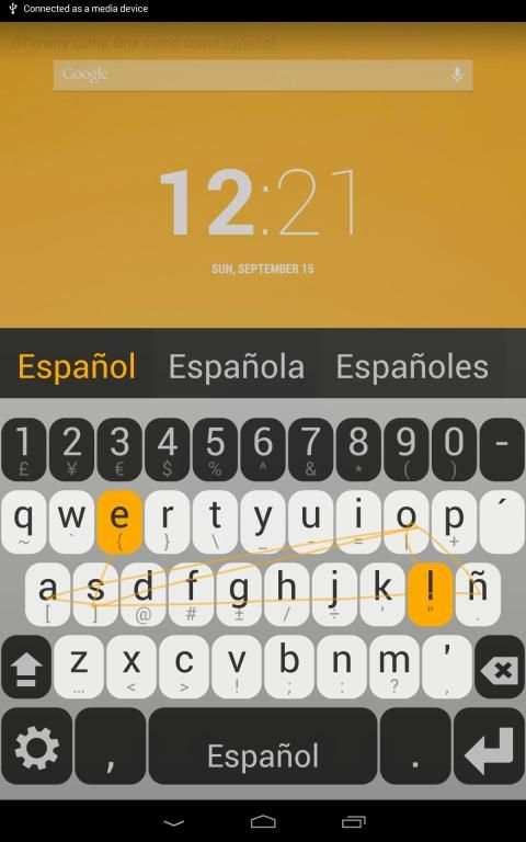 Spanish Keyboard plugin screenshot 6