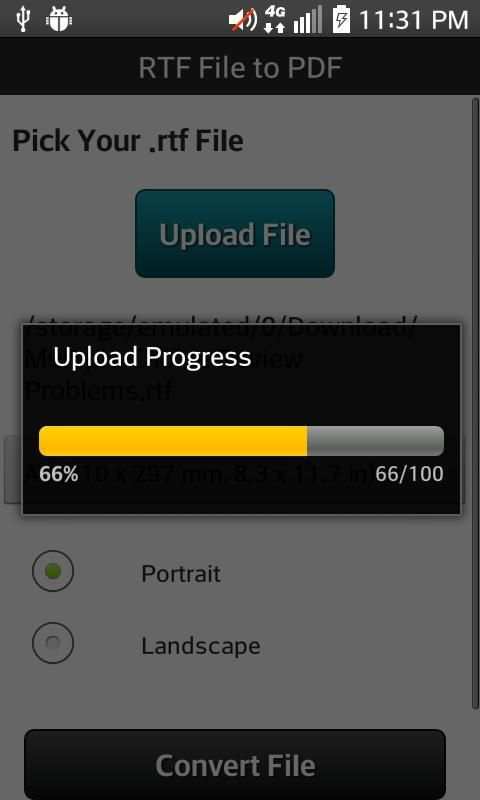 RTF File to PDF screenshot 21