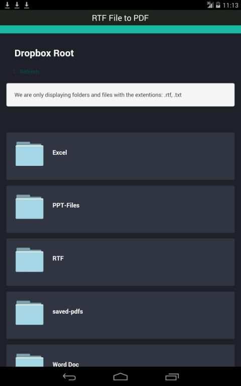 RTF File to PDF screenshot 3