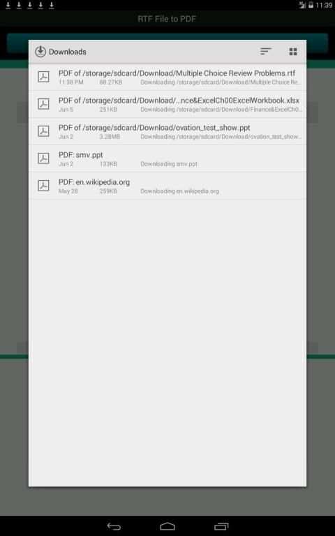 RTF File to PDF screenshot 13