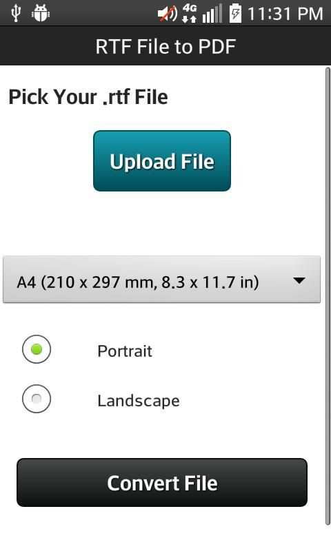 RTF File to PDF screenshot 23