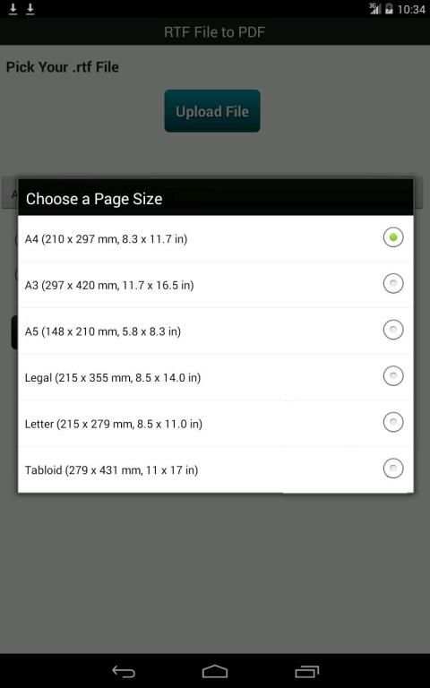RTF File to PDF screenshot 6