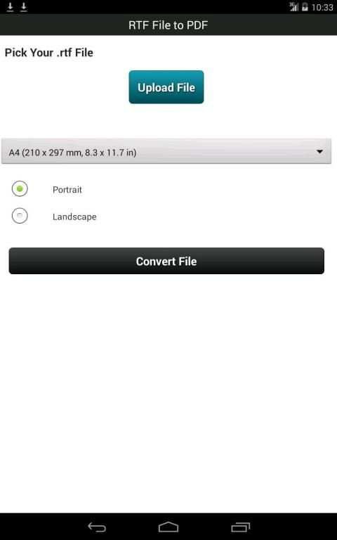RTF File to PDF screenshot 7