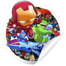 Stickers Super Hero and Comics for WAStickerApps आइकन