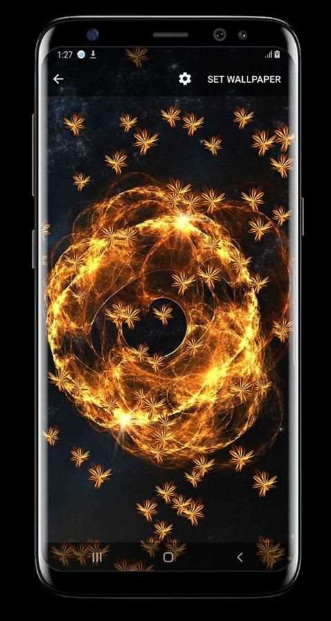 Magic glow Flowers Live Wallpaper screenshot 8