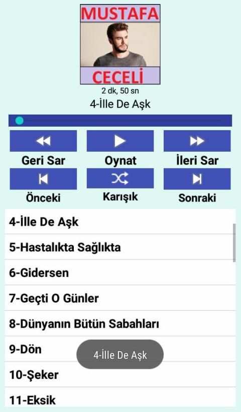 Mustafa CECELİ Şarkıları (İnternetsiz 40 Şarkı) 5 تصوير الشاشة
