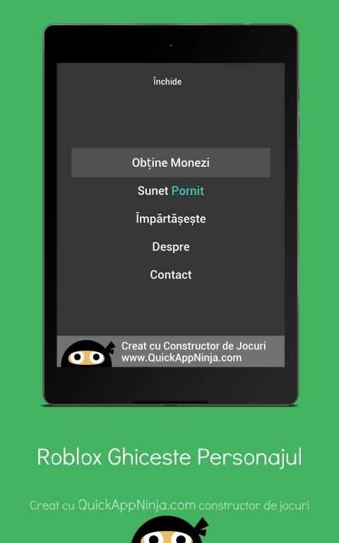 ROBLOX GHICESTE PERSONAJUL screenshot 7
