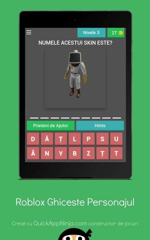 ROBLOX GHICESTE PERSONAJUL screenshot 3