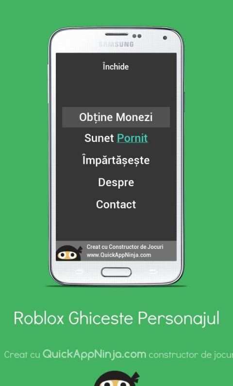 ROBLOX GHICESTE PERSONAJUL screenshot 13