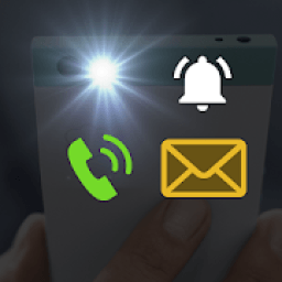 Flashlight Call &amp; SMS - Free Flashlight 2019 आइकन