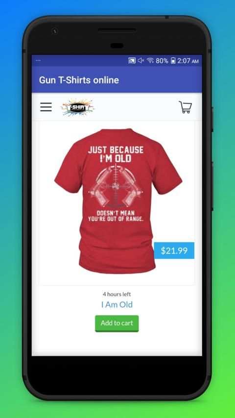 T-Shirts Online Shopping App screenshot 1