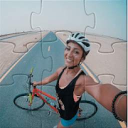 Jigsaw puzzle. Selfie , Live camera, Photo-Gallery