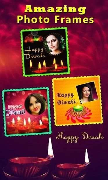 Diwali Photo Frame, greetings & Gif's 2018 screenshot 2