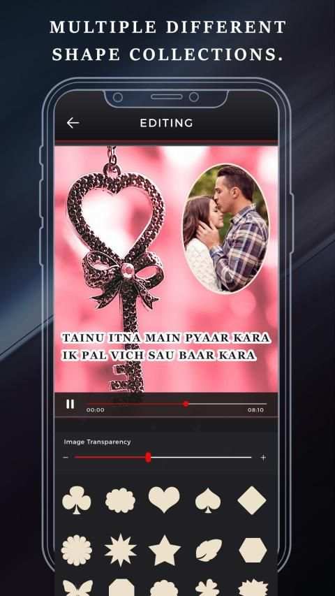 My Photo Valentine's Day lyrical video StatusMaker स्क्रीनशॉट 2