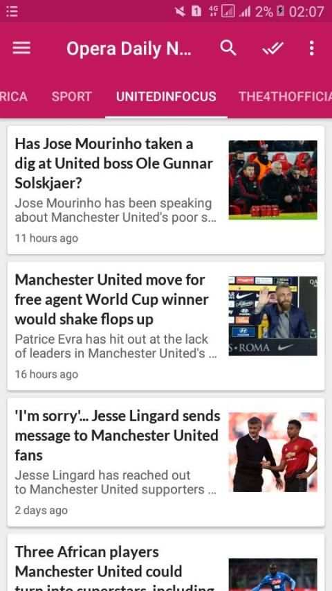 Opera Daily News screenshot 3