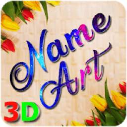 3D Name Art Photo Editor - Focus n Filters