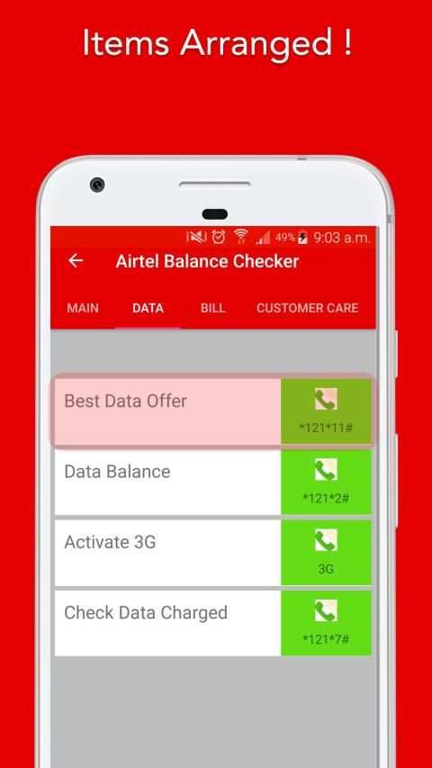 App for Airtel Balance Check and more screenshot 1