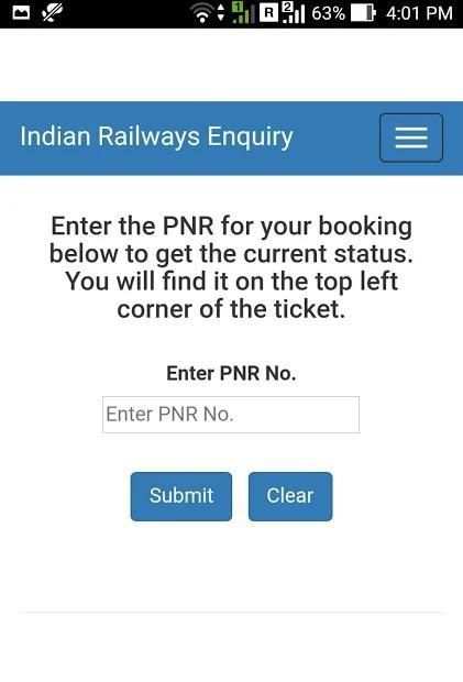 Train Enquiry स्क्रीनशॉट 3