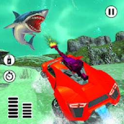 Under Water Robot Car Vs Shark Simulator Attack