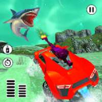 Under Water Robot Car Vs Shark Simulator Attack