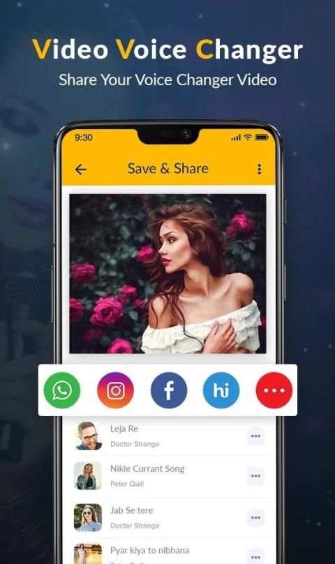 Video Voice Changer - Video Voice Editor screenshot 1