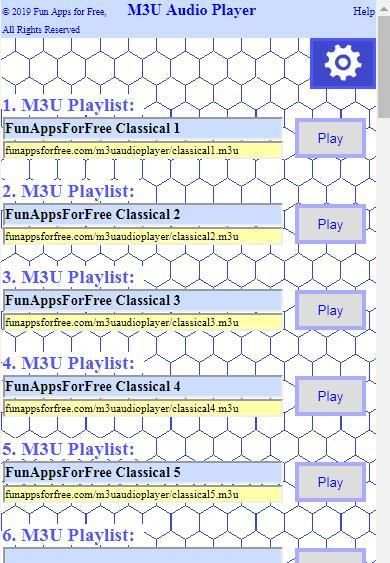 M3U Audio Player screenshot 4