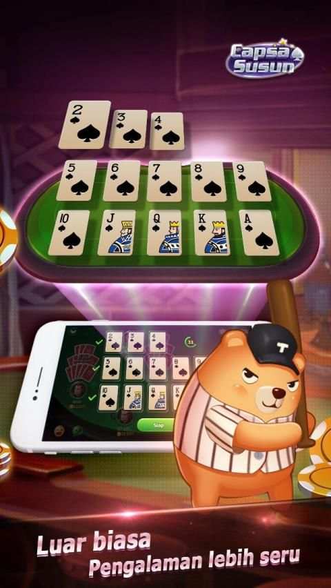 Capsa Susun(Free Poker Casino) screenshot 1